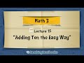 Adding 10 to Two-Digit Numbers Simplified
