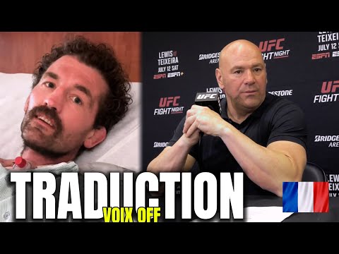 DANA WHITE : CONFERENCE DE PRESSE APRES UFC fight night  | Traduction en Français (voix off)