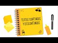 Comprensión de Textos Continuos y Discontinuos