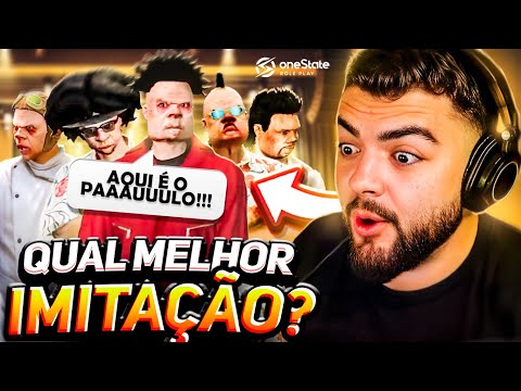 COMPETIÇÃO DE IMITAÇÃO do PAULINHO o LOKO no GTA RP (LUQUET4)