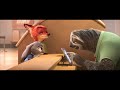 Interactions with Flash in Zootopia