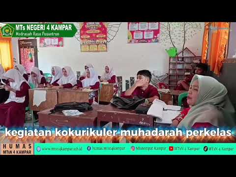 Kegiatan Kokurikuler, Muhadarah Perkelas. Jumat, 2