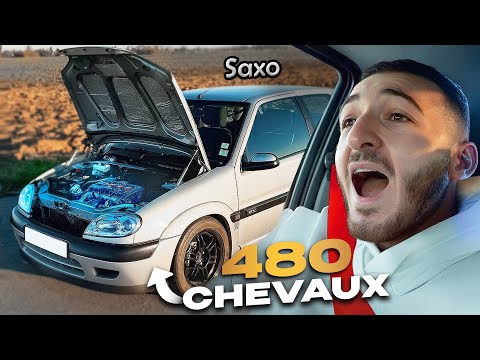 LE MONSTRE 👹 ! 480CV DANS UNE SAXO☄️😈