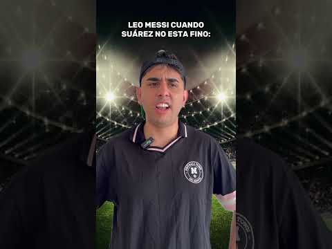 Así reacciona Leo Messi cuando Suárez erra muchos goles 😂 #comedia #futbol #humorfutbolero