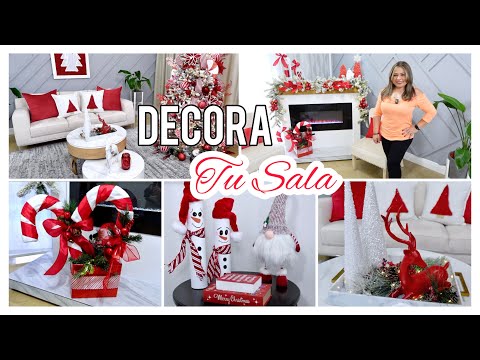 COMO DECORAR TU SALA COMO DE REVISTA PARA NAVIDAD 🎄CAMBIO COMPLETO 😍RINCONCITO ESPECIAL