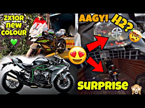 @Motovloggerjannustunts ki H2 AAGYI?? || ZX10R Unloading? || Surprise ?