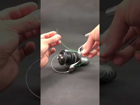 A better way to attach fishing line to reel
