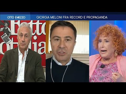 Occupazione, Bocchino e la Meloni smentiti in diretta da Travaglio e la Sabbadini sui dati reali.