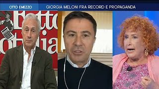 Occupazione, Bocchino e la Meloni smentiti in diretta da Travaglio e la Sabbadini sui dati reali.