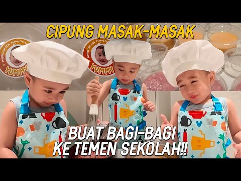 CHEF CIPUNG MASAK BESAR PUDDING???!!!SATU SEKOLAH KETAGIHAN…