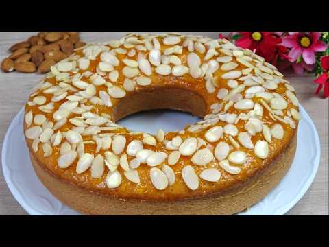 BIZCOCHO CORONA DE ALMENDRA ✨¡¡Sin POLVOS de HORNEAR!!✨ (Sin LEVADURA QUÍMICA)