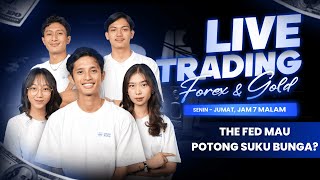 THE FED MAUPOTONG SUKU BUNGA!!?| LIVE TRADING FOREX & GOLD