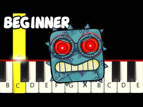 Box Factory - Red Ball 4 - Fast and Slow Piano Tutorial - Beginner