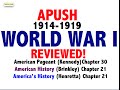 US Involvement in World War I