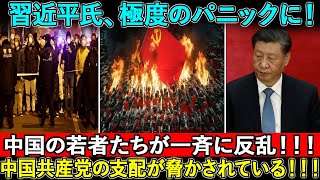 【実際の映像】習近平氏、極度のパニックに！中国の若者たちが一斉に反乱！中国共産党の支配が脅かされている！！！