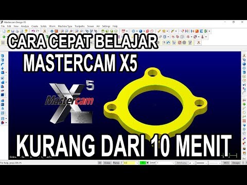 mastercam x5 design tutorial