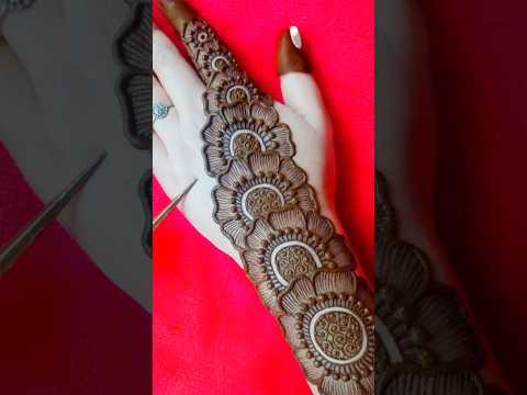 New arabic backhand mehndi design | easy mehandi #shorts #short #mehndi #mehandi #mehndidesigns
