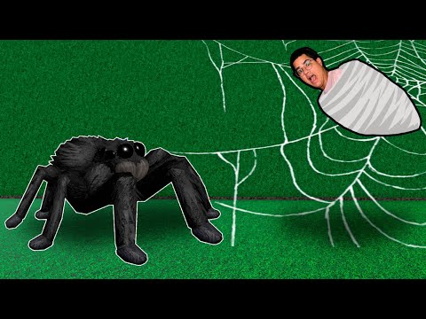 NÃO MEXA COM AS ARANHAS GIGANTES DE JEITO NENHUM! (ROBLOX - STEAL EGGS FROM SPIDERS)