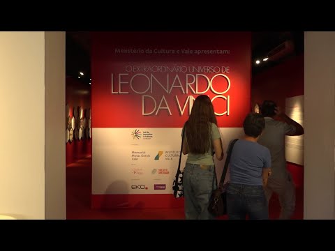 Exposição imersiva e gratuita de Leonardo da Vinci chega em BH