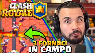 3 Fornaci prima del nerf in campo è Follia - CLASH ROYAlE