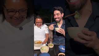 Provando comida japonesa pela primeira vez!