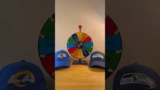 NFC championship game prediction using a spinning wheel #nfl #nflplayoffs #rams #seahawks