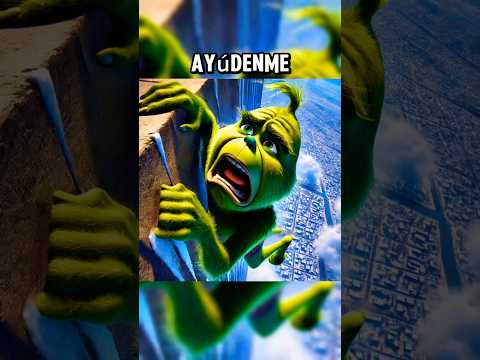 ¡Santa salva del incendio al Grinch😱🔥!.
