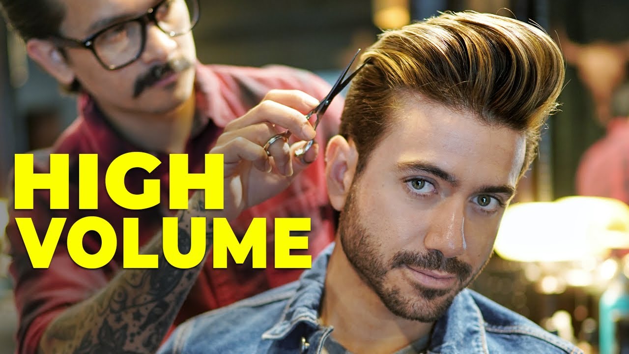 Men's HIGH VOLUME Hairstyle - Modern Quiff Men's Haircut 2020 - Alex Costa