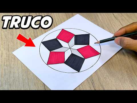 How to draw ISOMETRIC - 3D Easy Drawing on Paper for Beginners