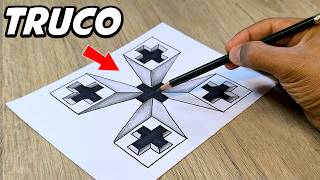 How to draw ISOMETRIC - 3D Easy Drawing on Paper for Beginners