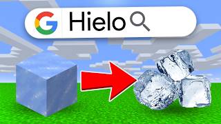 Recreé las Texturas de Minecraft con Imágenes de Google Realista