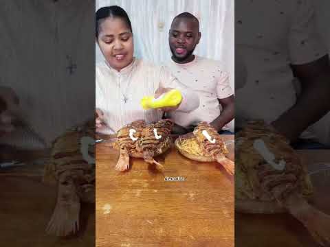 I don't kno that the food is for me #funny #viralshorts #food #husbandwife