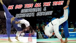SHINOHARA did Uchimata Sukashi ALL THE TIME!!!