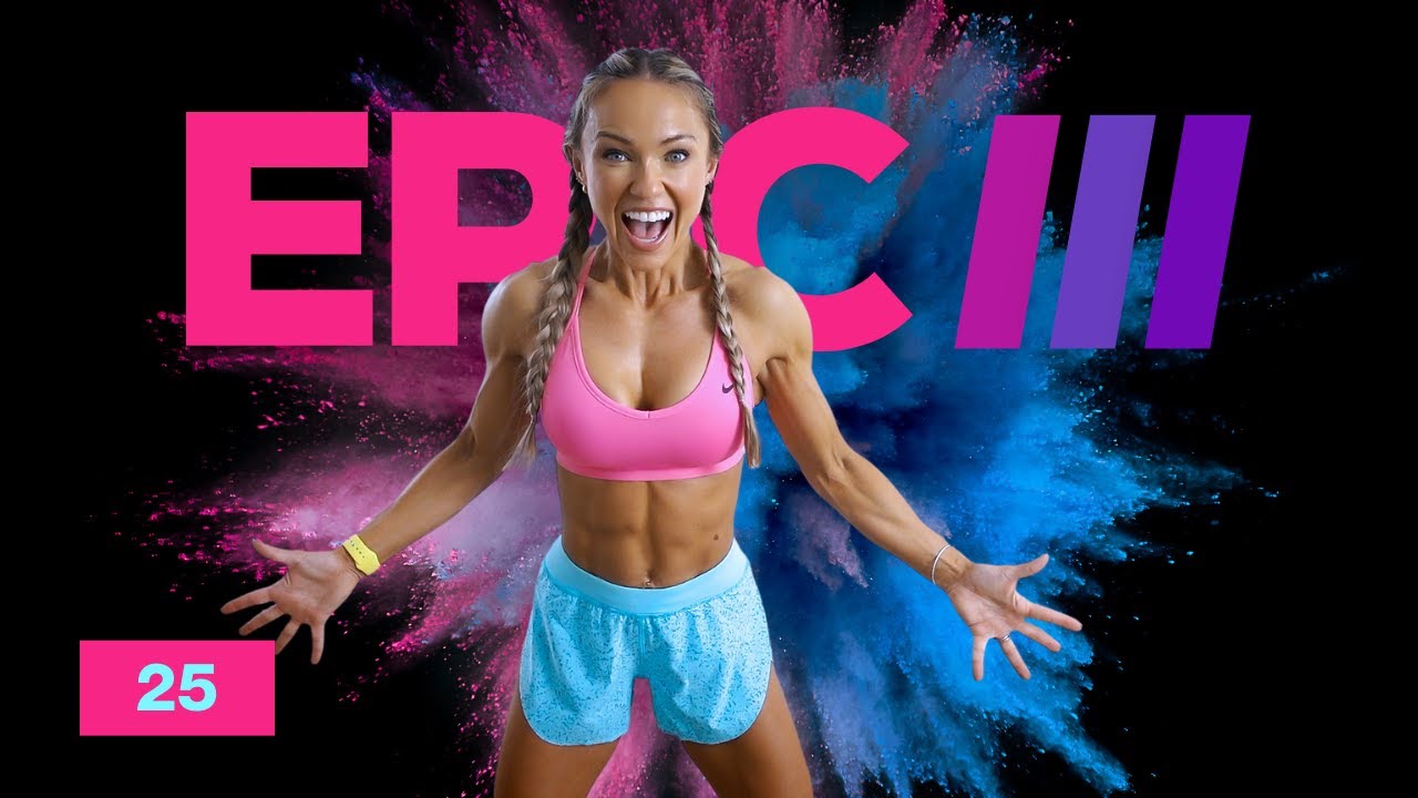 30 Min FAST & FURIOUS Full Body HIIT Workout - No Equipment - EPIC III Day 25 - Caroline Girvan