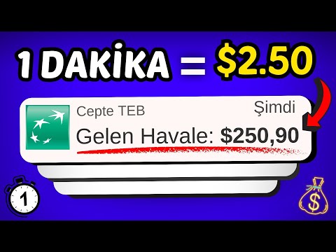 SİTEYİ AÇIK TUTARAK HER DAKİKA $2.5 PARA KAZAN! 💰 - Açık Bırakarak İnternetten Para Kazanma