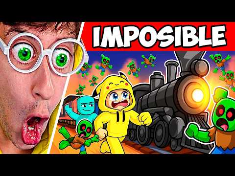 HERMANOS en ROBLOX DEAD RAILS... 💀🚂😭 (viaje en tren)