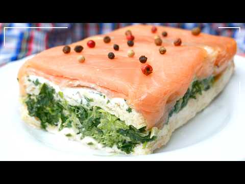 Este PASTEL de SALMÓN se hace SIN HORNO y en 30 MINUTOS 😱 ¡Delicioso y FÁCIL!