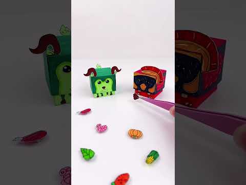 Creative and Fun Brainrot MEME Magical Magnetic Cube🧲 #diy #italianbrainrot