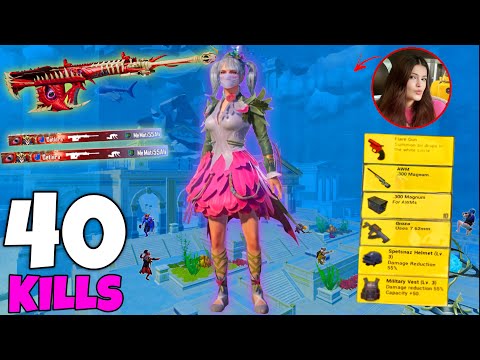 OMG🥴NEW BEST AGGRESSIVE RUSH GAMEPLAY W/FOREST ELF SET🔥BEST GIRL PLAYER😍Pubg Mobile