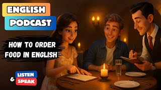 How to Order Food in English | A1 English | Talk About Your Day | English Podcast