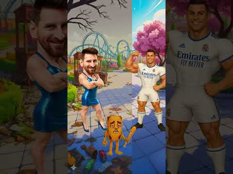 Ronaldo 🕺 vs Messi 💃 | Who Saves the Earth with Their Dance? 🌱
