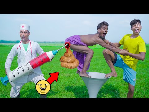 New Funniest Comedy Video 2024Amazing Totally Funny Injection Video 2024 Doctor try to not laugh