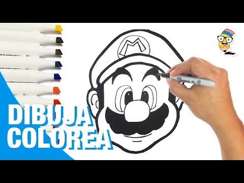 Dibuja y Colorea a SUPER MARIO Bros ✍️✏️🖍️