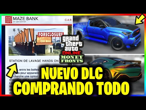 🚨Comprando & Jugando al NUEVO DLC de Money Fronts🚨 4 Negocios NUEVOS! +15 COCHES & MÁS! GTA Online
