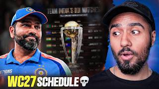 I’M NOT READY TO GET HURT AGAIN!!😭 IND vs AUS first?? 💀 | WC 2027 Schedule