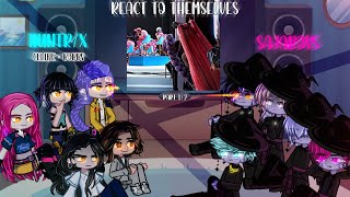 Huntrix & Sajaboys + (Celine & Bobby) reacts to Themselves || Pt. 1/2 || Kpop Demon Hunters