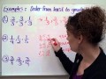 Ordering Fractions in 4th Grade Math