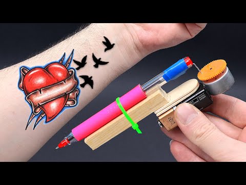 How To Make Amazing Tattoo Machine At Home