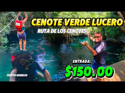 CENOTE VERDE LUCERO💦 🛖| RUTA DE LOS CENOTES | PUERTO MORELOS🇲🇽✅