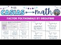 Factoring Polynomials with Four Terms